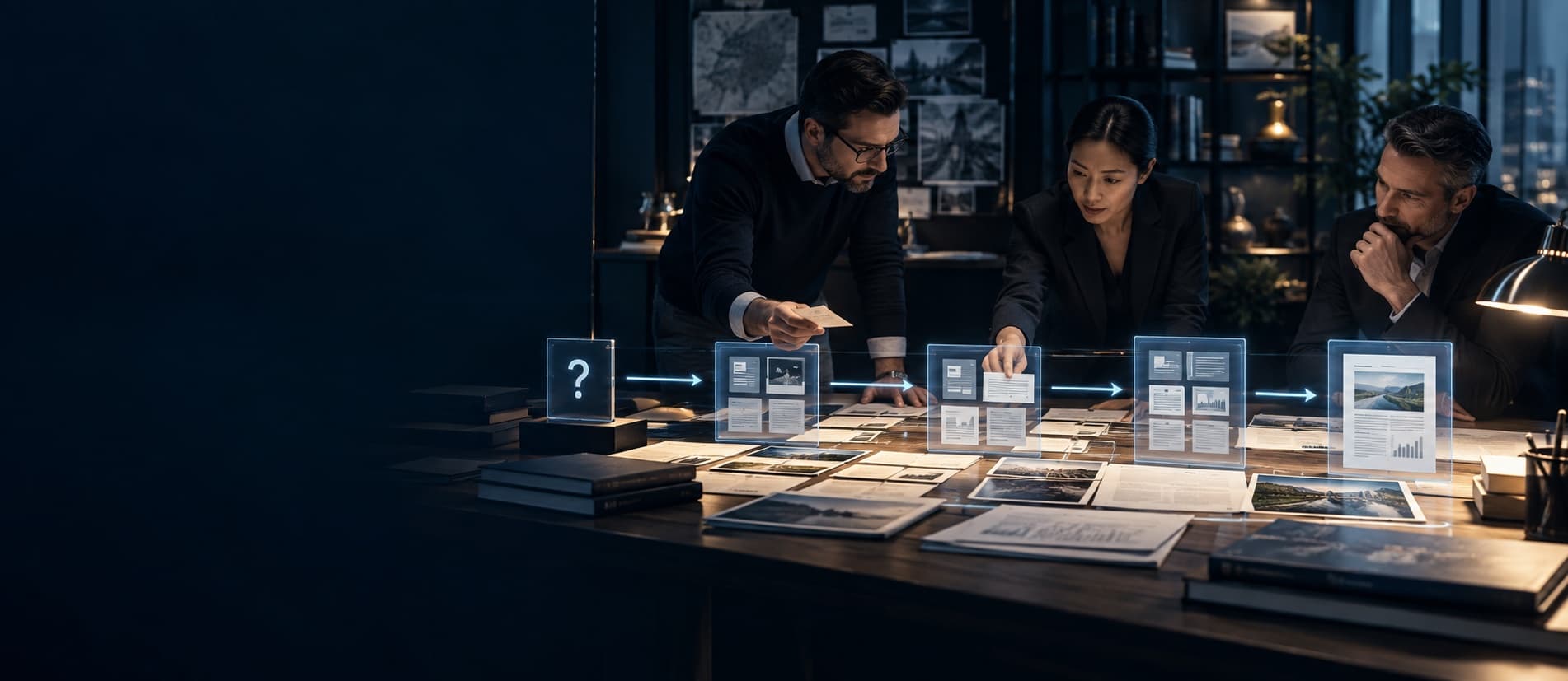 Explanatory photograph for AEO. Practical visibility systems for search engines, answer engines and generative AI.